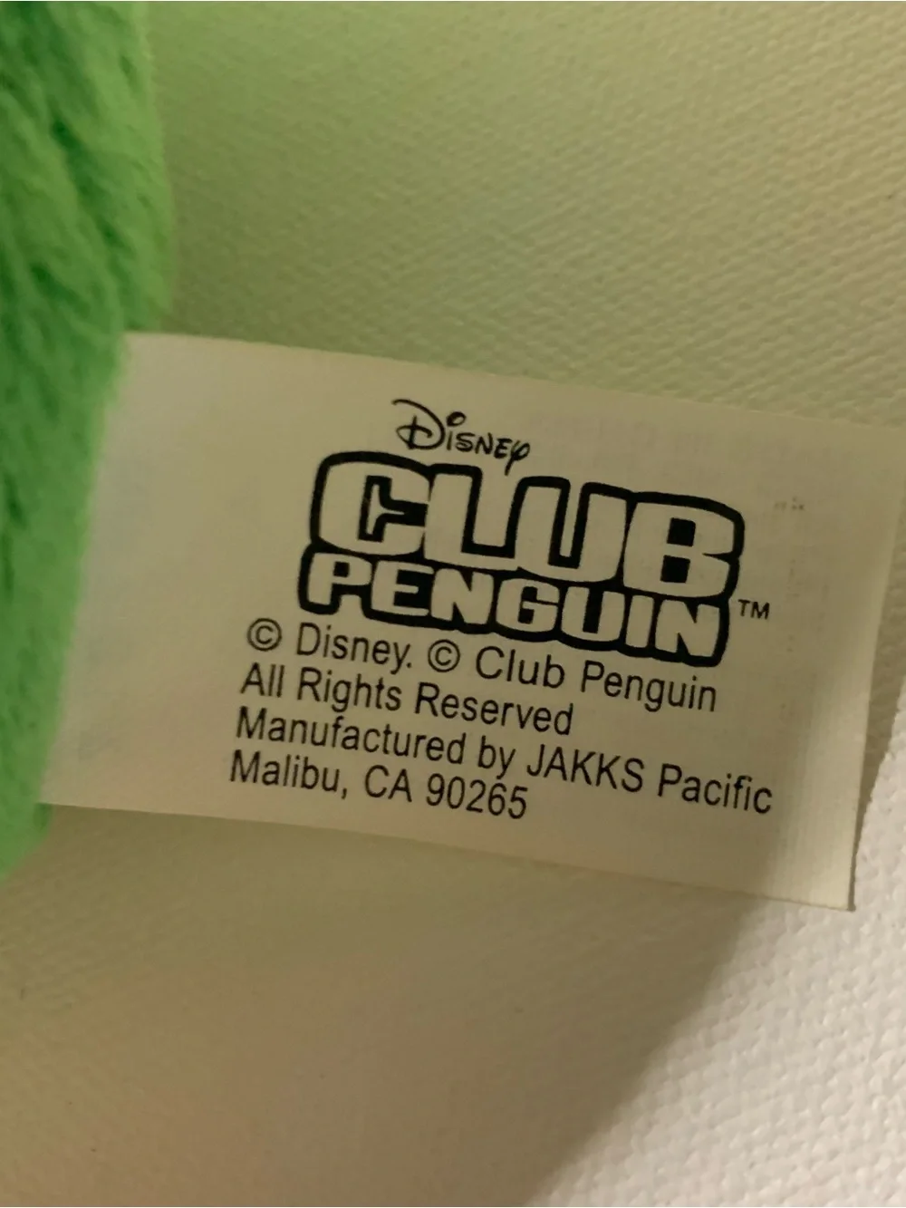 Vintage Y2K rare collectible Disney Club Penguin pink and green Puffle plushies